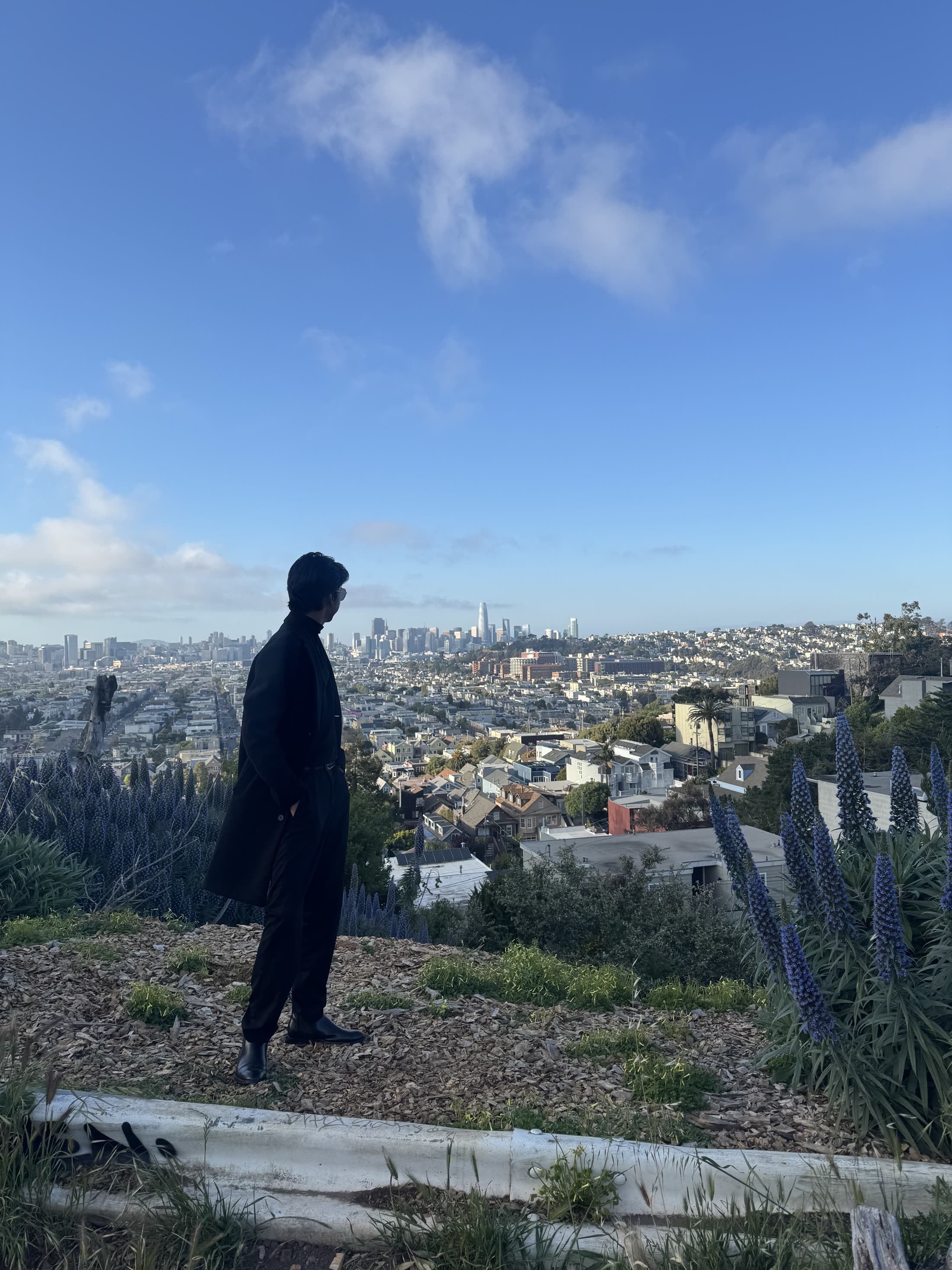 Priyam Raj overlooking San Francisco