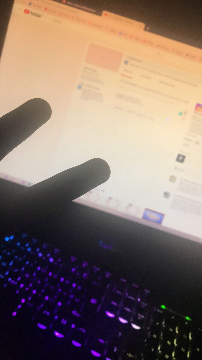 Uploading an early video to YouTube